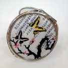 mother of pearl lacquered pretty cosmetic hand mirror b14