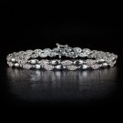2 CARAT RARE NATURAL FANCY INTENSE PINK DIAMONDS UNTREATED TENNIS BRACELET 18K