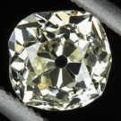 1 CARAT ANTIQUE OLD MINE CUT DIAMOND L-M VS1 LOOSE SQUARE CUSHION VINTAGE MINER