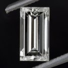 0.71ct I VVS2 STEP CUT RECTANGULAR DIAMOND BAGUETTE EMERALD LOOSE 7mm 3/4 CARAT
