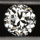 1900s OLD EUROPEAN CUT DIAMOND J-K VS1 ROUND ENGAGEMENT VINTAGE NATURAL 0.58ct