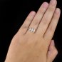 1 CARAT MARQUISE CUT DIAMOND 3 STONE ENGAGEMENT COCKTAIL RING WHITE GOLD 6 GRAMS