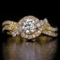 1 CARAT MARQUISE CUT DIAMOND 3 STONE ENGAGEMENT COCKTAIL RING WHITE GOLD 6 GRAMS