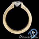 1/2ct DIAMOND TENSION SET ROUND DIAMOND 14K 10 GRAMS SOLITAIRE ENGAGEMENT RING
