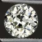 VINTAGE 0.91ct L VS1 ROUND DIAMOND EGL-USA CERTIFIED OLD EUROPEAN CUT LOOSE MINE