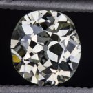 ANTIQUE OLD MINE CUSHION CUT OVAL DIAMOND ESTATE VS VINTAGE LOOSE 1/2 CARAT EURO