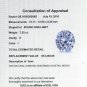 NATURAL 7.5 CARAT ROUND DIAMOND PENDANT CERTIFIED NECKLACE 12mm BIG SOLITAIRE