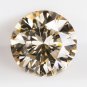 IDEAL CUT 1 CARAT FANCY CHAMPAGNE C5 VS2 DIAMOND NATURAL LOOSE ROUND 6.5mm 1ct