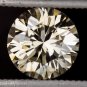 IDEAL CUT 1 CARAT FANCY CHAMPAGNE C5 VS2 DIAMOND NATURAL LOOSE ROUND 6.5mm 1ct
