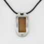 NATURAL ROUND DIAMOND MENS NECKLACE PENDANT DOG TAG CHAIN ROSE GOLD CHAINMAIL