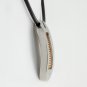 NATURAL ROUND DIAMOND MENS NECKLACE PENDANT DOG TAG CHAIN ROSE GOLD CHAINMAIL