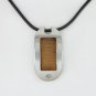 NATURAL ROUND DIAMOND MENS NECKLACE PENDANT DOG TAG CHAIN ROSE GOLD CHAINMAIL