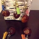 Bloggers Fav TASSEL Lucky charm keychain handmade buckeye BNWT Available colours