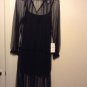 Zara long Maxi Bloggers fav long sleeve dotted Swiss dress  BNWT L