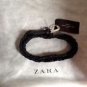 Zara BLOGGERS FAV BRAIDED LEATHER SQUARE BUCKLE BNWT