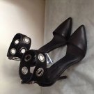 Zara woman D'Orsay high heel shoes with ankle strap design BNWT US7.5 black