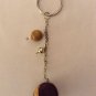 CUTE LUCKY CHARM BUCKEYE KEYCHAIN BROWN ALL NATURAL HANDMADE