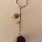 CUTE LUCKY CHARM BUCKEYE KEYCHAIN BROWN ALL NATURAL HANDMADE
