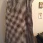 Zara rare Checked Cropped Skort Trousers  BNWT Xs black/ecru