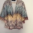 Zara woman Printed Kimono BNWT green/yellow 2015 collection M