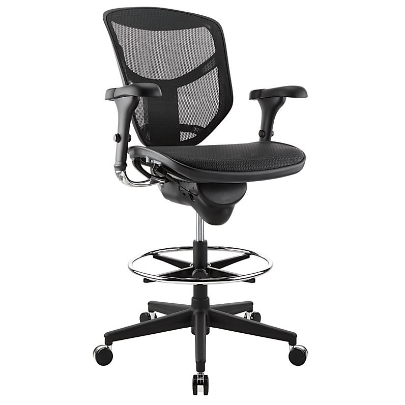 WorkPro 9000 Series Quantum Stool MidBack Chair, Black