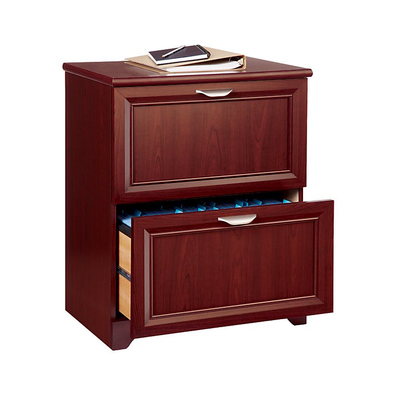 Realspace Magellan Collection 2 Drawer Lateral File Cabinet 30h X 23 12w X 16 12d Cherry 