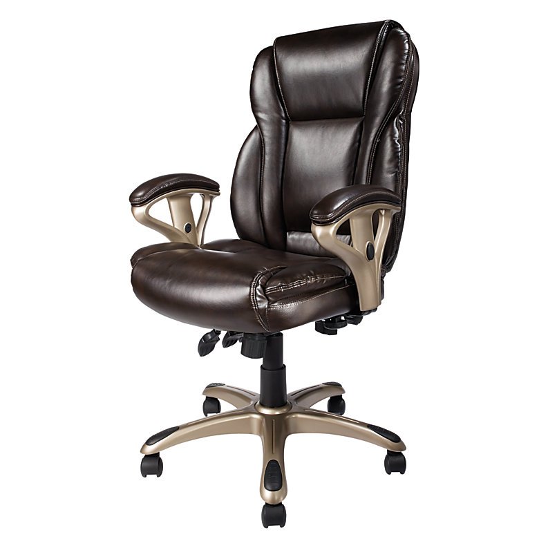 Realspace mfmc400 bonded leather multifunction managerial chair