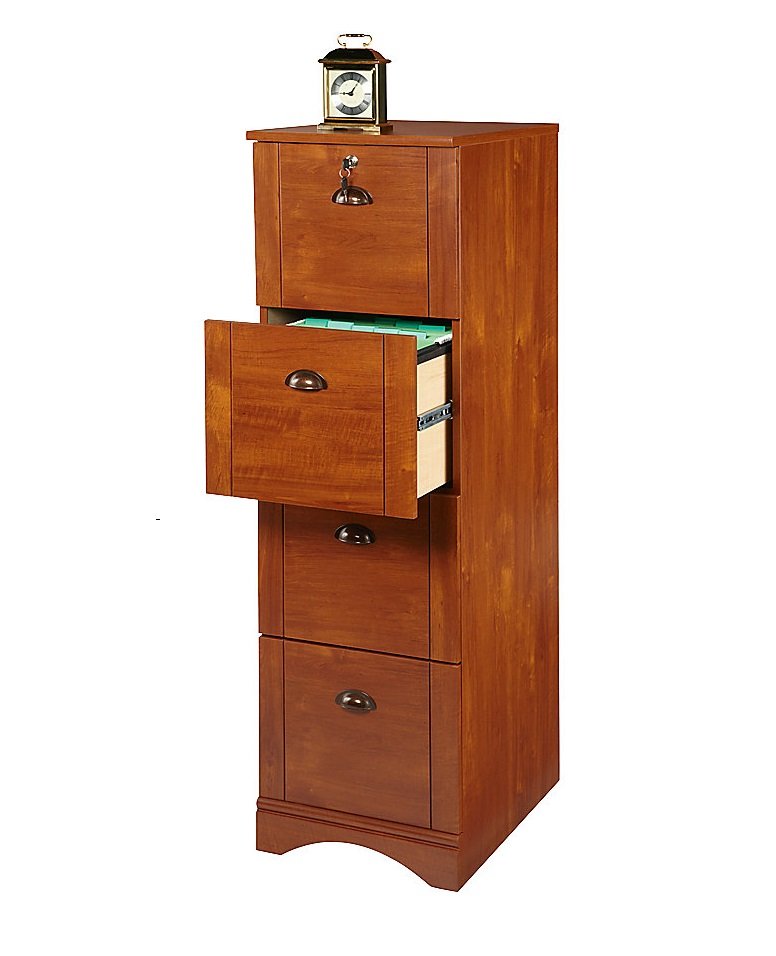 Realspace Dawson 4Drawer Vertical File 54"H x 15 1/2"W x 21 3