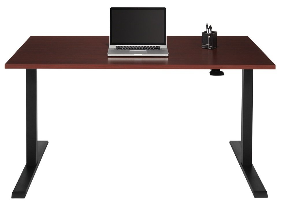 Realspace Magellan Pneumatic Stand Up HeightAdjustable Desk, Classic