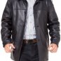 BGSD Men's "Samuel" New Zealand Lambskin Leather Car Coat (Regular Big & Tall)