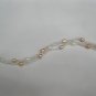freshwater rice pearl and glass bead set with Magnetic Clasps,00215SM