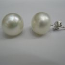 pure natural pearl  stud earring , several colors,00218EB