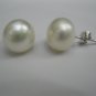 pure natural pearl  stud earring , several colors,00218EB