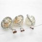freshwater round genuine pearl pendant with cz diamand,01061DY