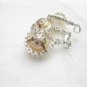 freshwater round genuine pearl pendant with cz diamand,01061DY