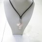 freshwater baroque pearl cross pendant necklacewith 925 silver bail ,01121DY