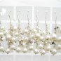 freshwater cultured pototo pearl cluster earring in grape shape design,01178EM