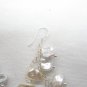 freshwater irregular keshi pearl earring,01191EY