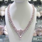 elegant freshwater cultured pearl necklace for wedding jewelry,00323XC