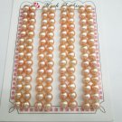 10 pair 6-7mm pink bread pearl loose bead, DIY jewelry findings,00004KB