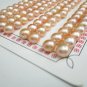 10 pair 6-7mm pink bread pearl loose bead, DIY jewelry findings,00004KB