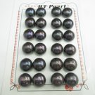 1 pair 13-14mm large frewater button  pearl loose bead，DIY jewelry findings,00015KB