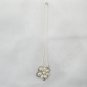 real drop pearl charm necklace with tiny seed pearl chain,00123XM