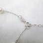 freshwater big and small pearl station bracelet on 925 silver ball chain ,00142SC