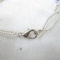 freshwater rice pearl and bule crystal bracelet for children,00146SM