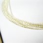 12 strand freshwater small rice pearl necklace with  toggle clasp,00167XM