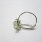 freshwater pear ring with cz diamond,00207JB