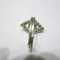 freshwater pear ring with cz diamond,00207JB