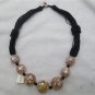 lustrous round shape abalone shell bead necklace for fashionable dress ,00267XY01