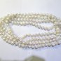 simple freshwater potato pearl long necklace for sweater in winter,60inch,00320XC